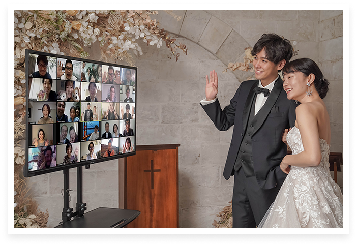 オンライン結婚式 (1時間)の画像